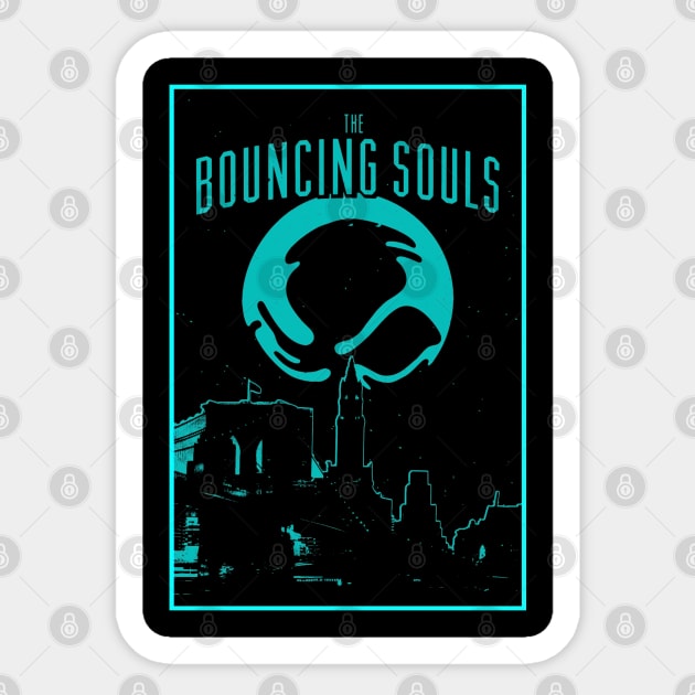 The Bouncing Souls Moon Soul Sticker by caitlinmay92